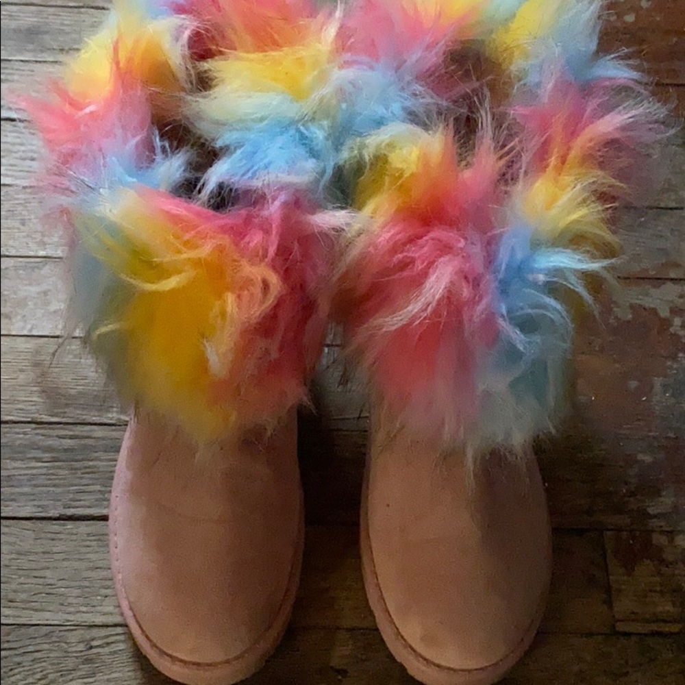 Used Pink Boots